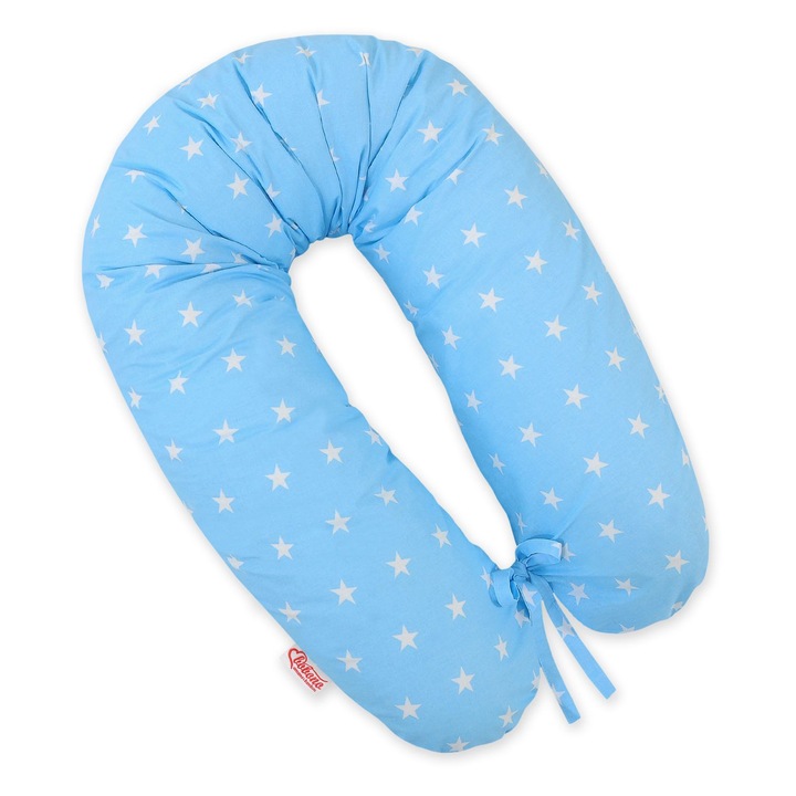 Fata pentru perna de gravida Bobono, 100% bumbac 170cm