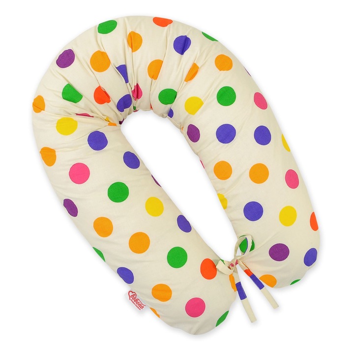 Fata pentru perna de gravida Bobono, 100% bumbac 170cm