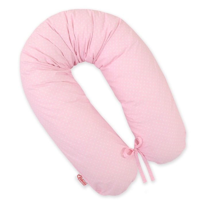 Fata pentru perna de gravida Bobono, 100% bumbac 170cm