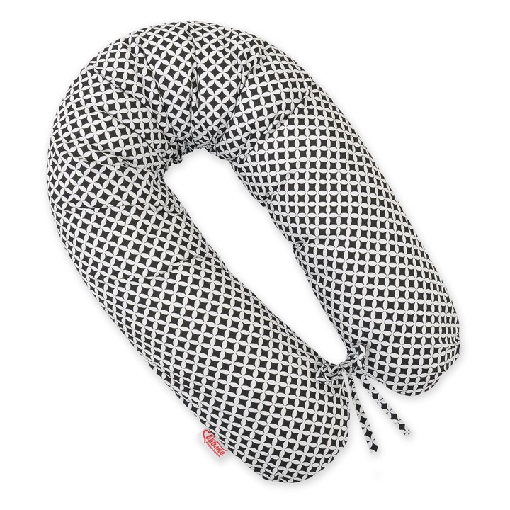 Fata pentru perna de gravida Bobono, 100% bumbac 170cm