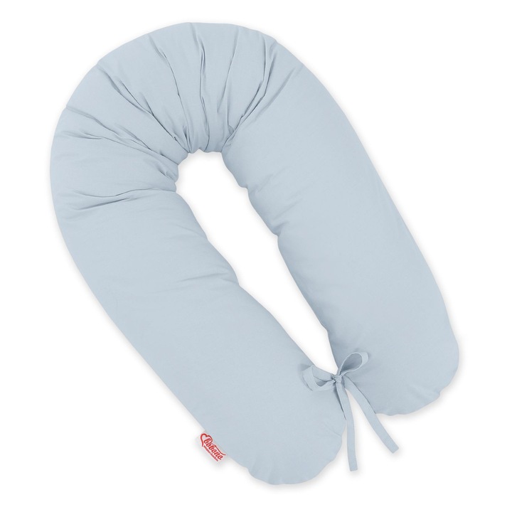 Fata pentru perna de gravida Bobono, 100% bumbac 170cm