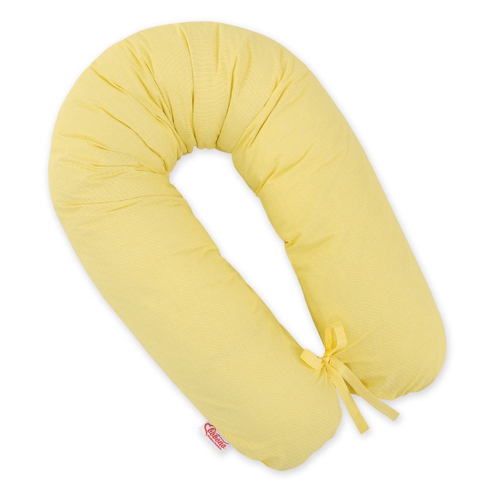 Fata pentru perna de gravida Bobono, 100% bumbac 170cm