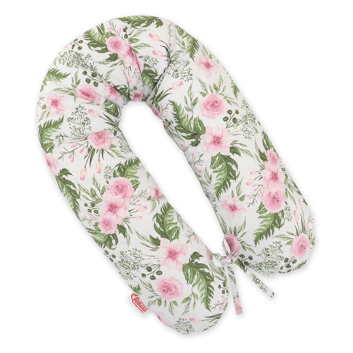 Fata pentru perna de gravida Bobono, 100% bumbac 170cm