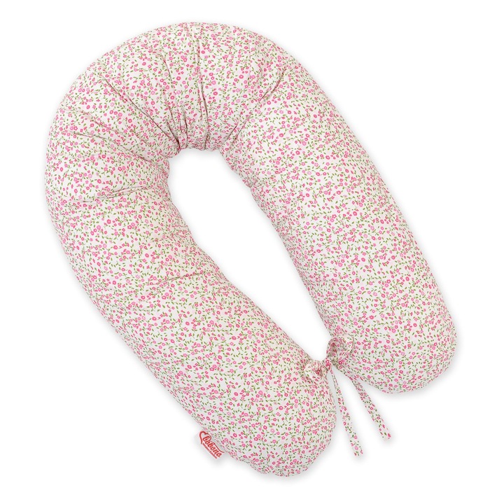 Fata pentru perna de gravida Bobono, 100% bumbac 170cm