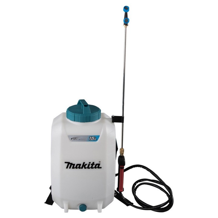 Aparat pentru stropit gradina, Makita, Opryskiwacz acumulator 15L, 18V, rezistent la apa, 325x237x517mm