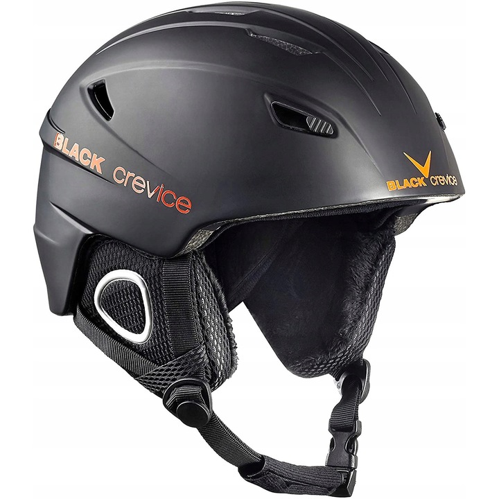 Casca schi Black Crevice Kitzbuhel Matt Negru Portocaliu S 55-56cm
