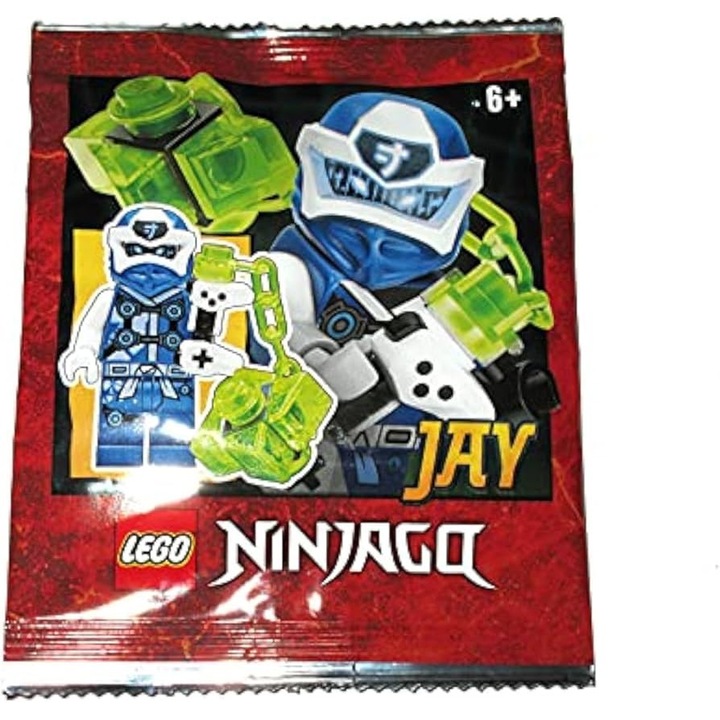 Figurina LEGO Ninjago Digi Jay, piese mici, nu este potrivită pentru copiii sub 5 ani