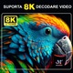 Смарт ТВ Бокс Mediaplayer 8K, 4K UHD MIANDREE®, Android 14, Wi-Fi 6, Bluetooth 5.4, Quad-Core, 64GB, HDR10+, HDMI, Bluetooth Дистанционно с Гласови Команди – Смарт ТВ Бокс за Netflix, YouTube, Prime Video, Актуализация чрез USB и TF Карта
