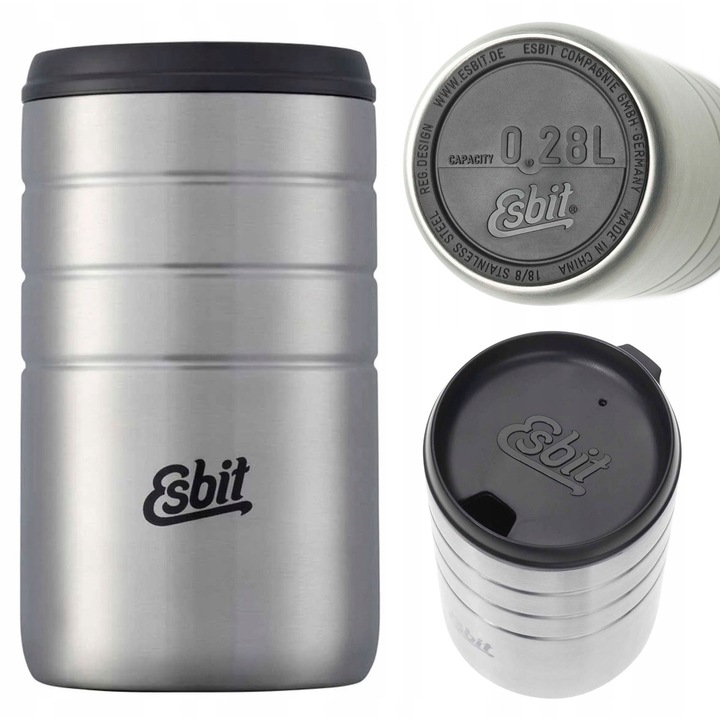 Cana Termica Esbit Majoris 0.28L - Otel Inoxidabil, Argintiu