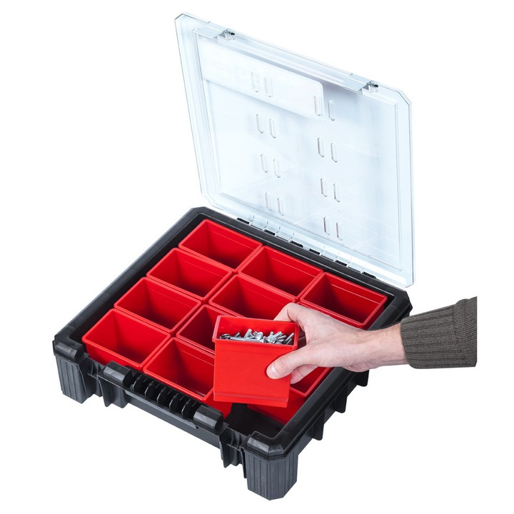 Rendezőszervező PATROL HD 400, fekete, kockakészlet