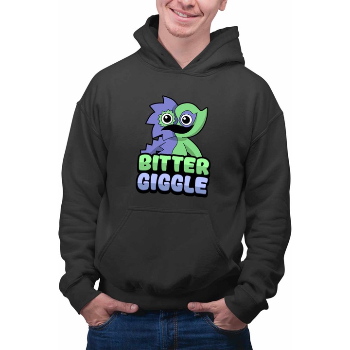 Hanorac Barbati Banban Bittergiggle Gradina CoolTrend, negru, marime 2XL