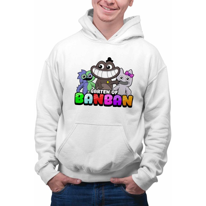 Hanorac Barbati Banban BitterGiggle Sheriff Banbaleena CoolTrend, alb, marime 2XL