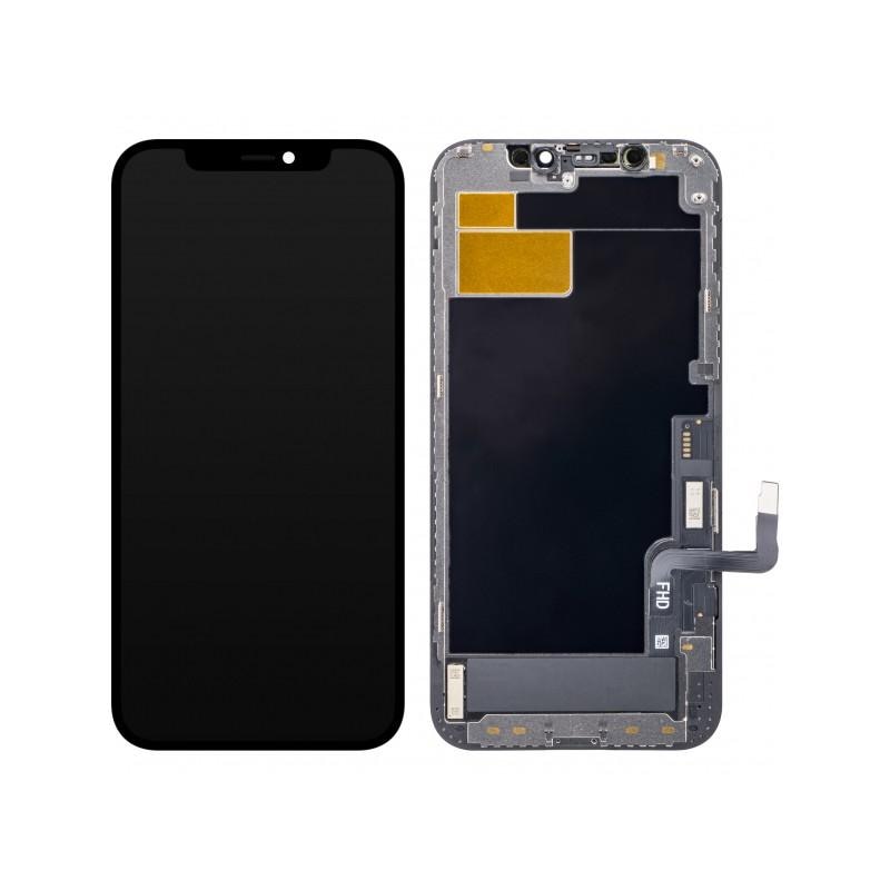 Display cu Touchscreen ZY pentru Apple iPhone 12 / 12 Pro cu Rama