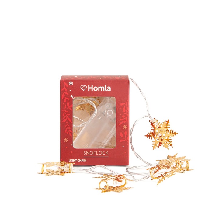 Luminite decorative, Homla, 40 cm, alimentare cu baterii