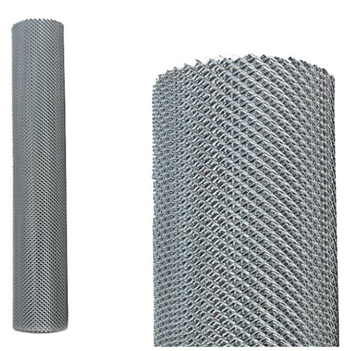 Plasa de sarma zincata 100cm, 10x10mm, 10m, pentru garduri si imprejmuiri