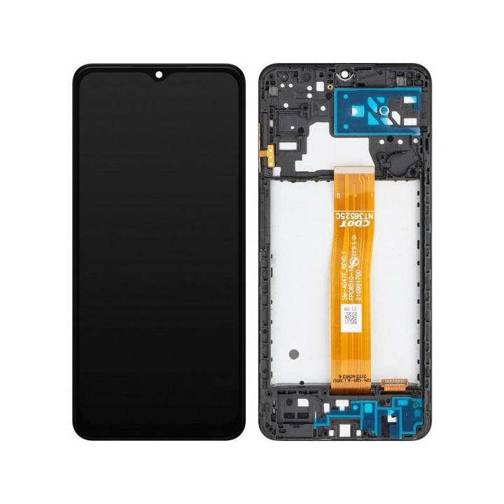 Display cu Touchscreen MP compatibil cu Samsung Galaxy A04s A047 cu Rama Negru