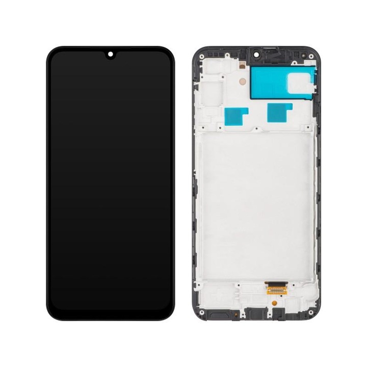 Display cu Touchscreen MP compatibil cu Samsung Galaxy A24 4G A245 cu Rama Versiune OLED Negru