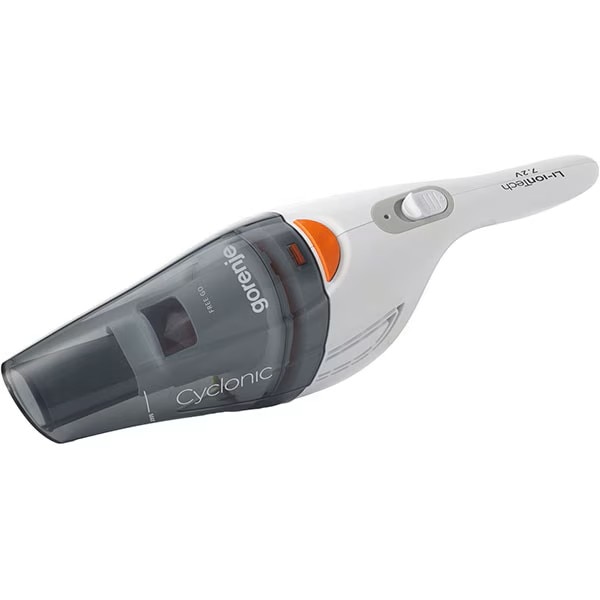 Aspirator de mana GORENJE Free Go 0.4l, 7.2 V, autonomie max 14 min, alb-gri