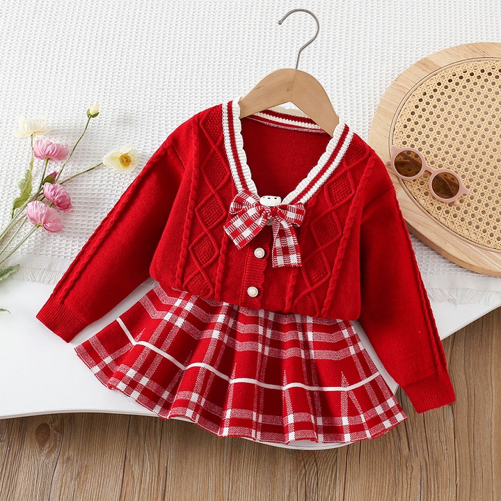 Compleu Rosu Fetite Ivona