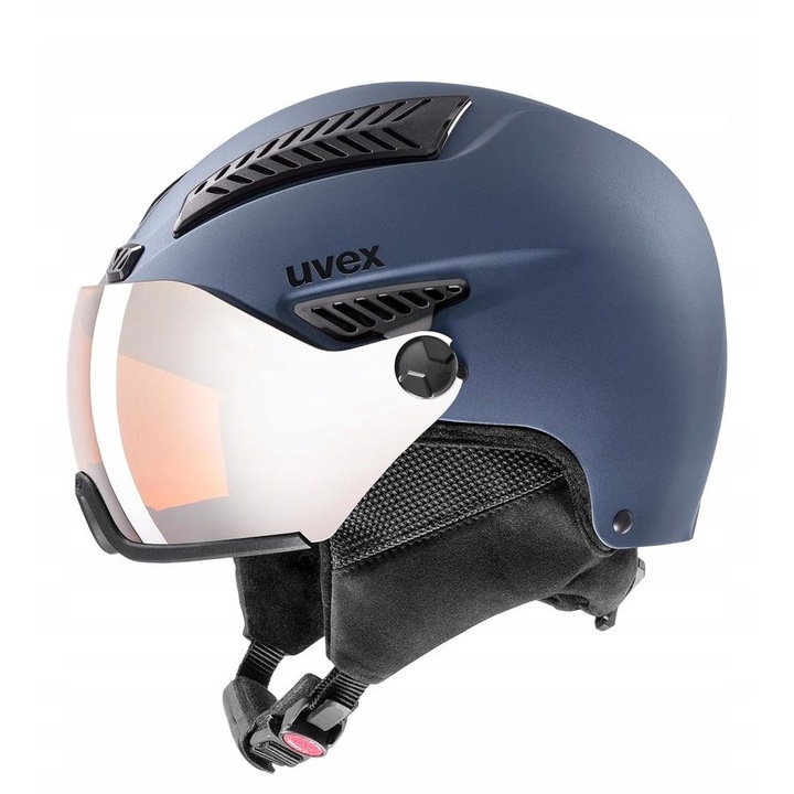 Casca Schi Uvex HLMT 600 Visor Albastru Mat M 55-57cm