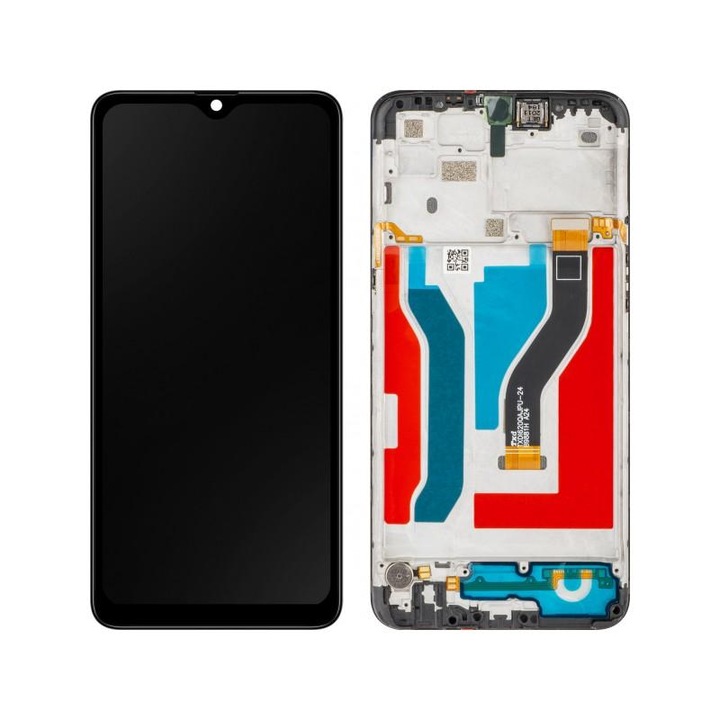 Display cu Touchscreen MP compatibil cu Samsung Galaxy A10s A107 cu Rama Negru