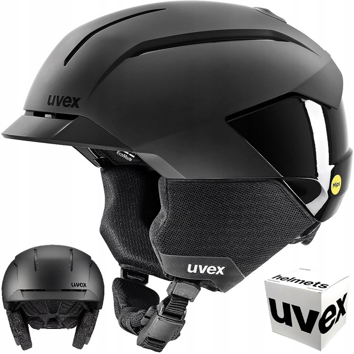 Uvex Levitate MIPS sí/snowboard sisak, 58-61cm, fekete