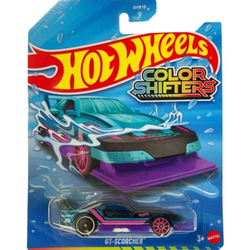 Masinuta Hot Wheels GT-Scorcher Color Shifters, multicolor, 1:64