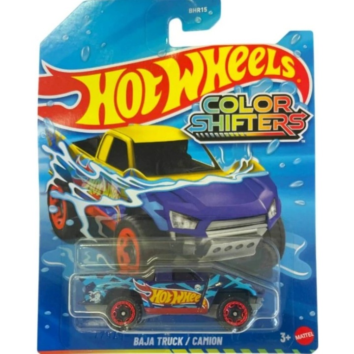 Masinuta Hot Wheels Baja Truck Color Shifters (culoare schimbatoare)