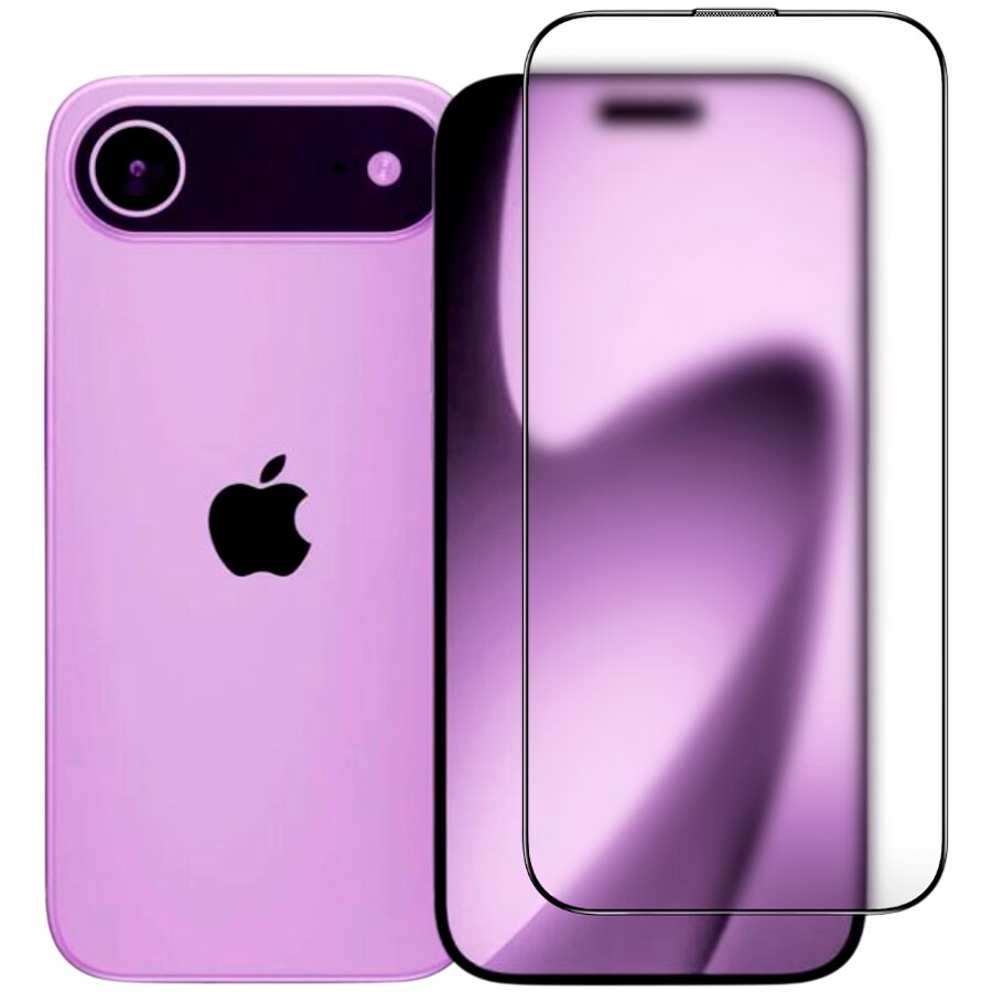 Folie Protectie Sticla iLera FrostedGlass 2.0 pentru iPhone 17 Air Transparent