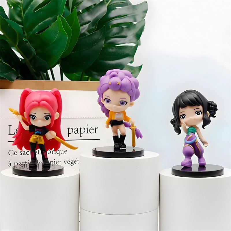 Set de 10 figurine KPop Demon Hunters, Chelfonds, multicolor - eMAG.ro