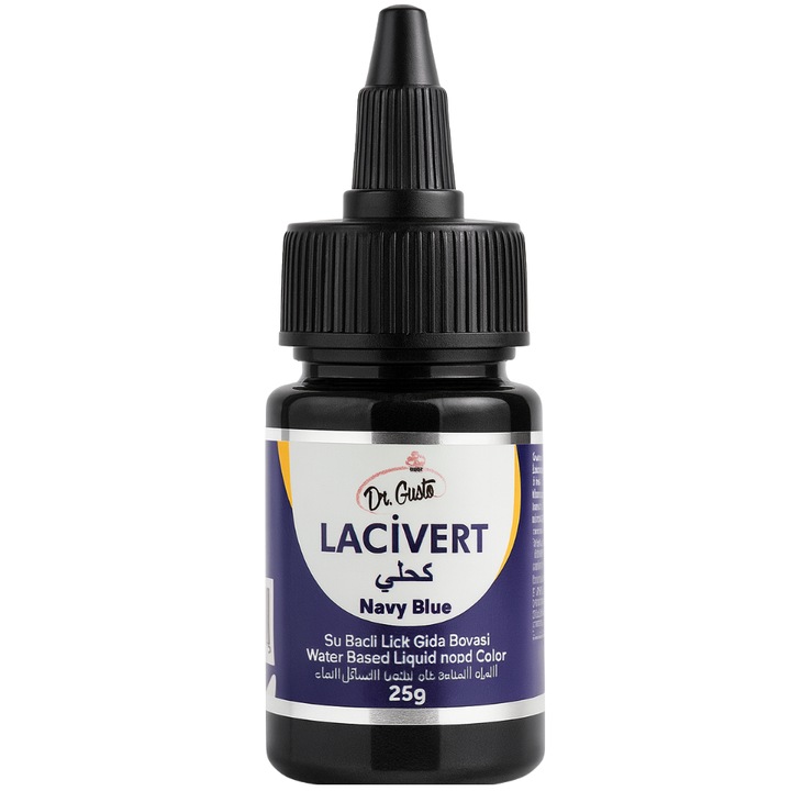 Colorant Alimentar Lichid Pe Baza De Apa - Albastru Inchis - 25 grame