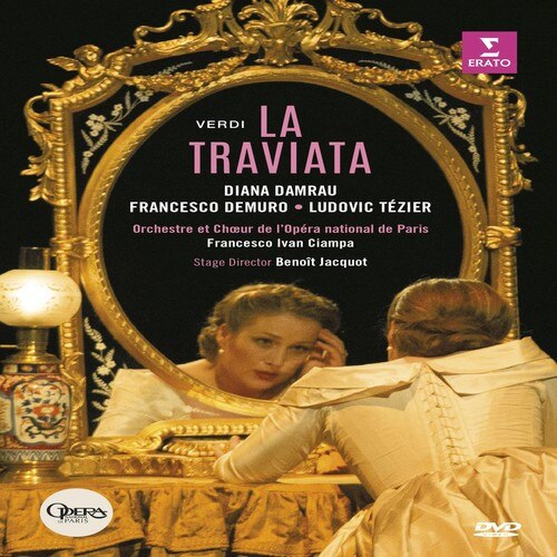 Diana Damrau,Francesco Demuro,Ludovic Tezier,conductor:Francesco Ivan Ciampa,Opera National de Paris - Verdi:La Traviata (DVD)