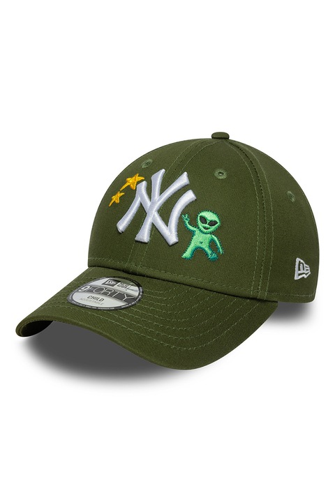 New Era, Sapca New York Yankees MLB Space Icon 9FORTY, Alb, Galben, Verde masliniu, 52-53 CM
