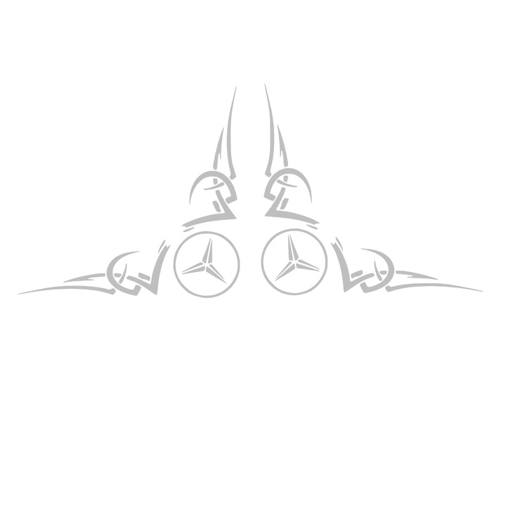 Set Stickere Geamuri Laterale ORACAL, Gri, Rezistente la UV