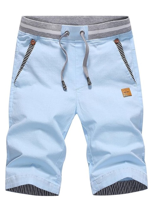 Pantaloni scurti, barbati, ZOXOZ, vara, 2XL, bumbac 60%, in 35%, elastan 5%, cu buzunare, casual