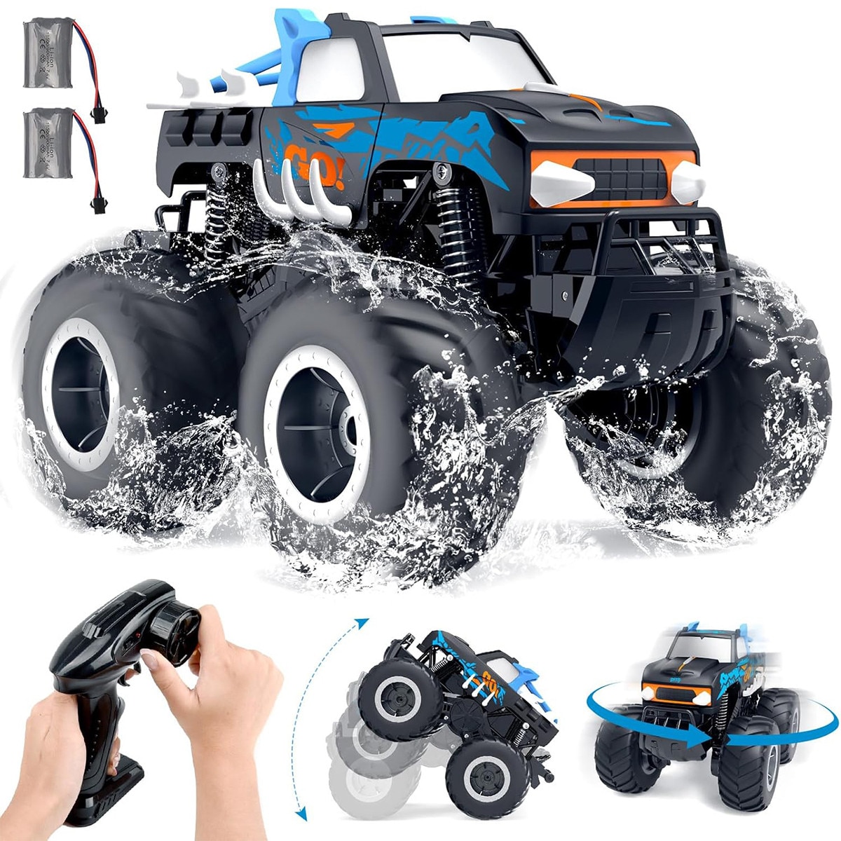 Masina cu telecomanda YOUKUKE, Monster Truck 4x4, Waterproof