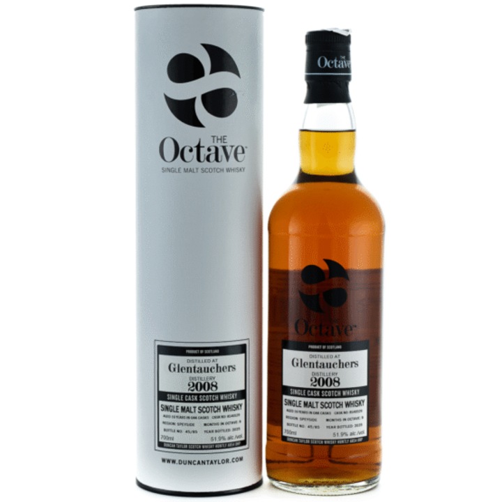Whisky Duncan Taylor Glentauchers Octave 2008 16 Ani 0.7L, Single Malt, 51.9%, 0.7l