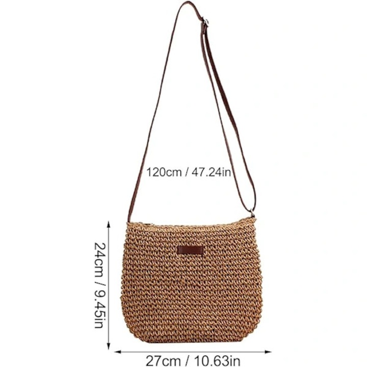 Унисекс чанта за рамо, плажна чанта от кожа