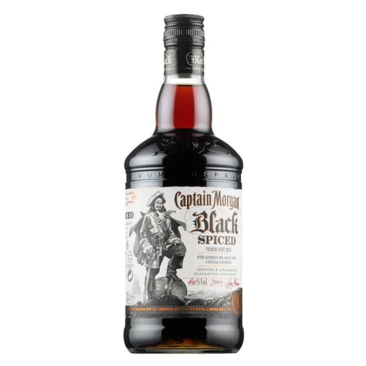 Rom Captain Morgan Black Spiced 1L