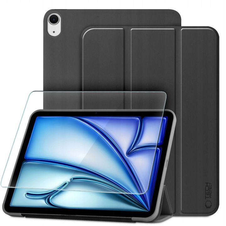 Калъф Smartcase Tech-Protect + стъкло Hofi за iPad Air 11 M2/M3