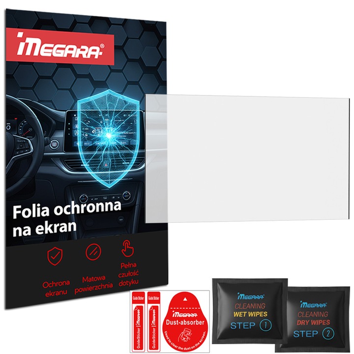 Folie pentru Dacia Duster 2024 pentru radio 10" - MATT