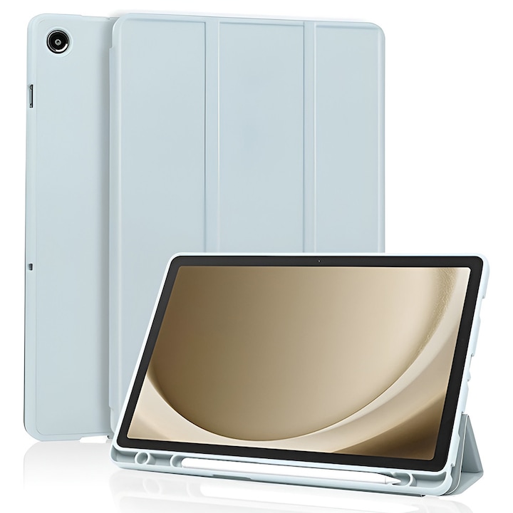 Husa pentru Samsung Samsung Galaxy Tab A11 Plus / A9 Plus - Techsuit Flex Trifold - Sky Blue