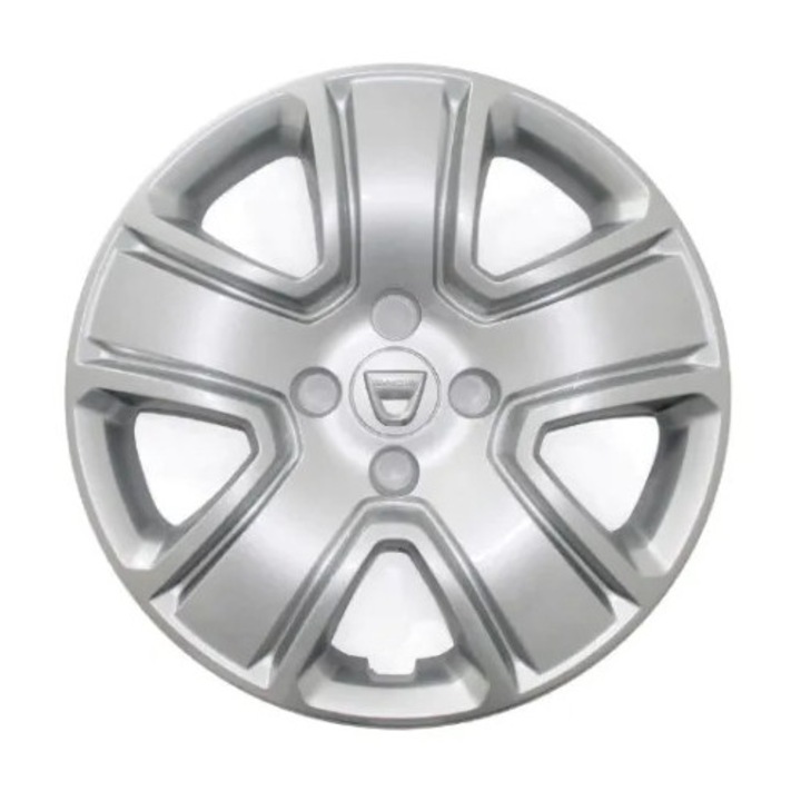 Capac roată Renault Dacia Logan 15 inch, compatibil cu jante de tablă, set