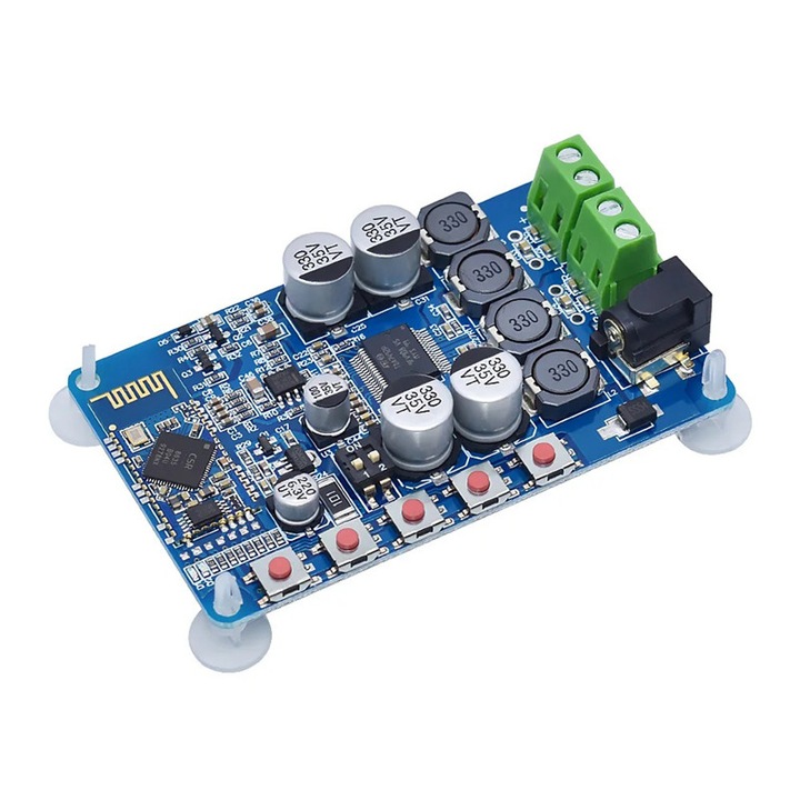 2x50W sztereó audio erősítő Bluetooth 4.2 CSR8635 TDA7492P chippel