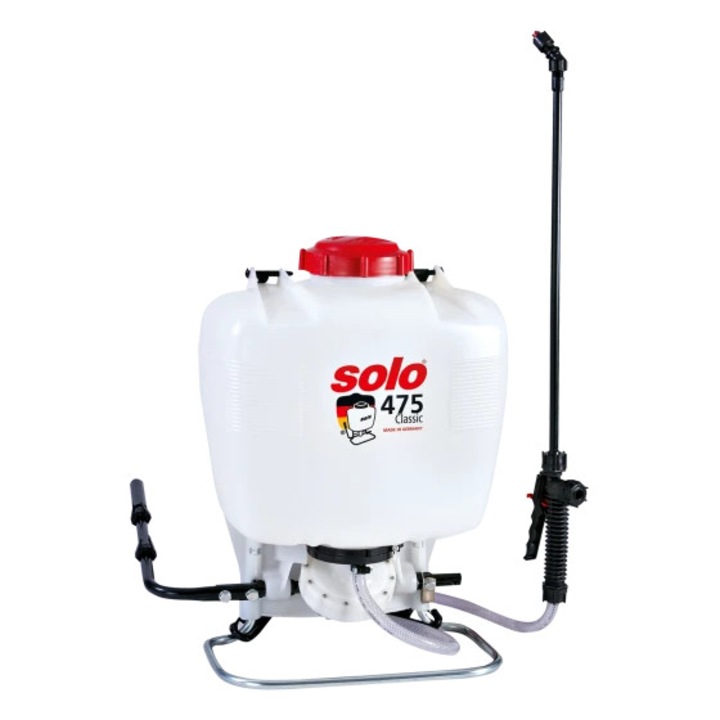 Pulverizator de spate SOLO 475 Classic, pompa cu diafragma, lance 50 cm, 15 l