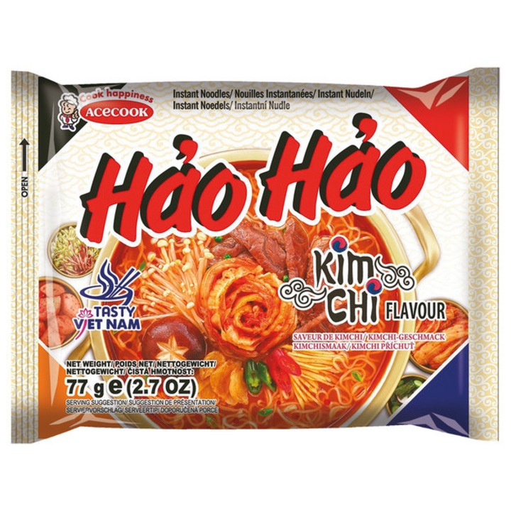 Hao Hao Taitei Instant cu Kimchi 77g