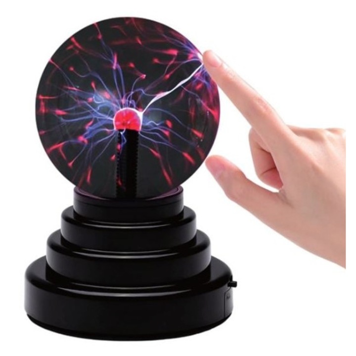 Sfera LED cu Efect Electric & USB 14cm