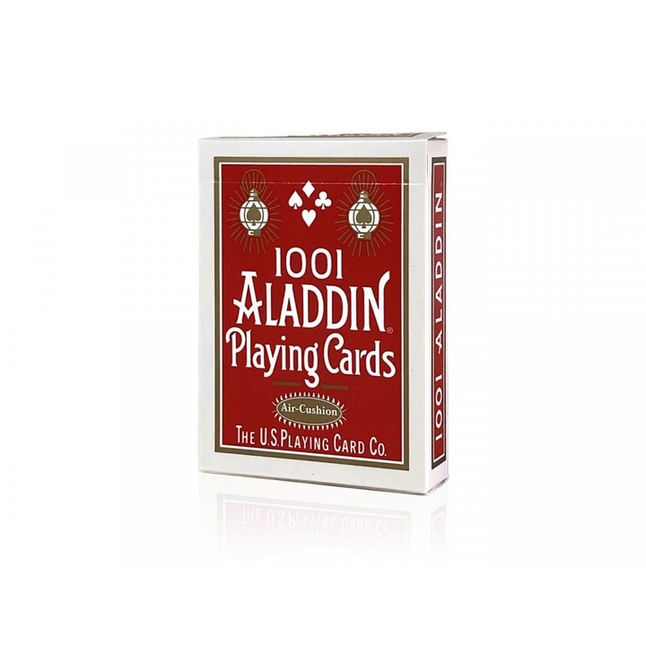 Carti de joc Premium Aladdin Smooth Finish Red by USPCC