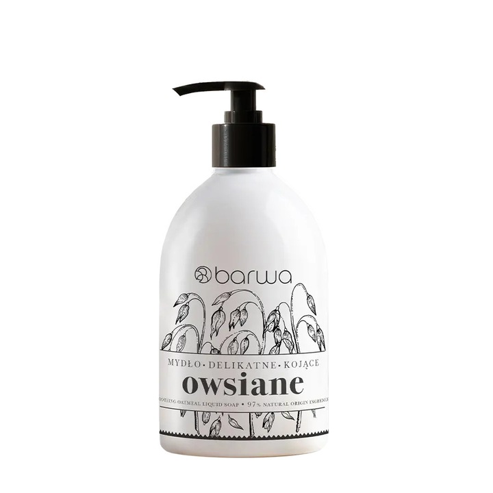 Течен сапун от овесени ядки против раздразнения Pure Calm Barwa Cosmetics 450 мл