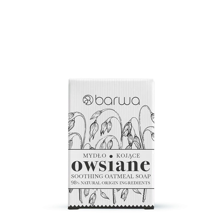 Твърд сапун от овесени ядки против раздразнения Pure Calm Barwa Cosmetics 100 g